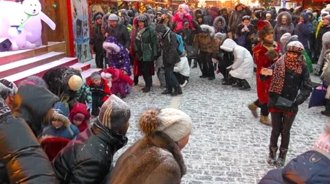 GUM fair on Red Square. Moscow 스톡 동영상 59577414