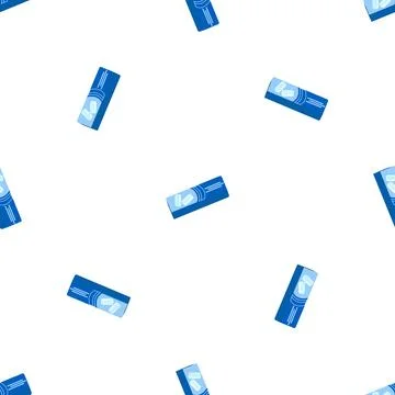 Gum pack pattern seamless vector Stock Illustration