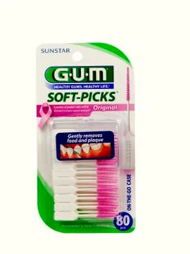 GUM soft picks Stock Photos