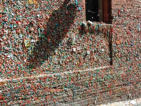 The Gum Wall Stock Photos