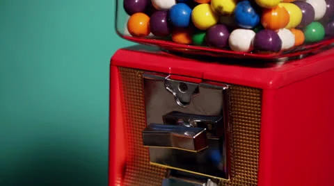 Gumball Machine 001 30p Stock Footage 25614760