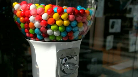 Gumball machine Stockbeeldmateriaal 847742