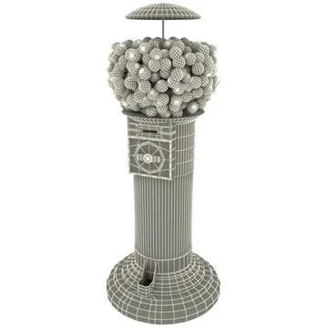 Gumball Machine V2 3D Model