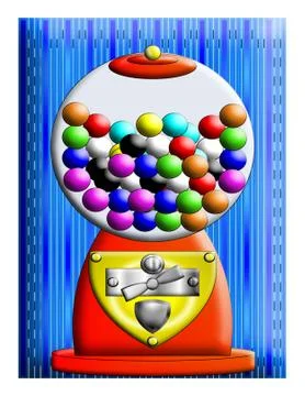 Gumball Machine1 Illustrazione stock