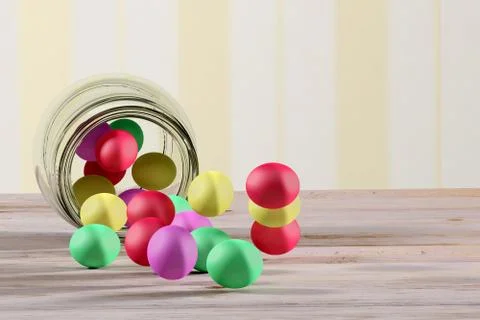 Gumballs Stock Illustration