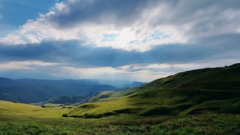 Gumbashi Pass, the highest mountain pass in Russia. Stock Footage 272571266