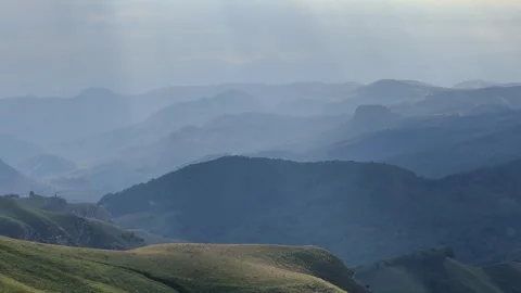 Gumbashi Pass, the highest mountain pass in Russia. Stock Footage 272573216