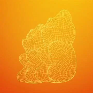 Gummy bear. Jelly fruit candy Stock Illustration