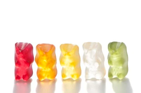 Gummy bears candy Foto stock