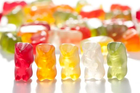 Gummy bears candy Foto stock