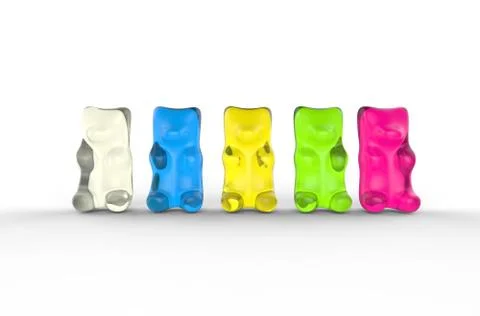 Gummy Bears Stock Illustration