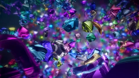 Gummy Dreams Looping Animation Video stock 73641884