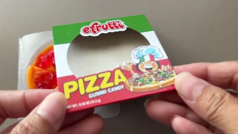 Gummy Pizza Candy 库存影片 330038824