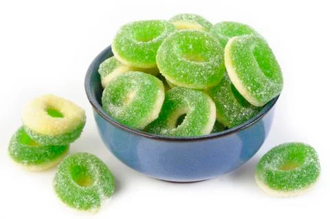 Gummy rings Stock Photos