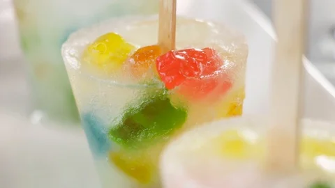 Gummy Soft Drink Popsicles Видео 87720458