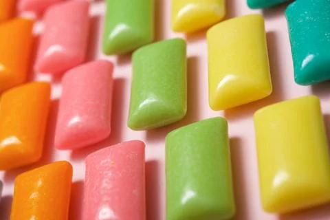 Gums on a table Fotos de archivo