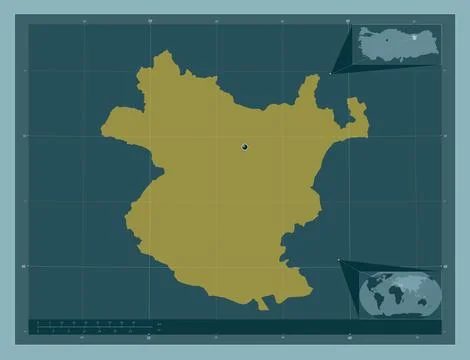 Gumushane, Turkiye. Solid color shape Stock Illustration