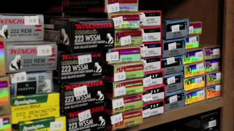 Gun ammo 库存影片 34207424