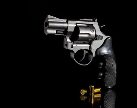Gun with ammunition Stock Photos