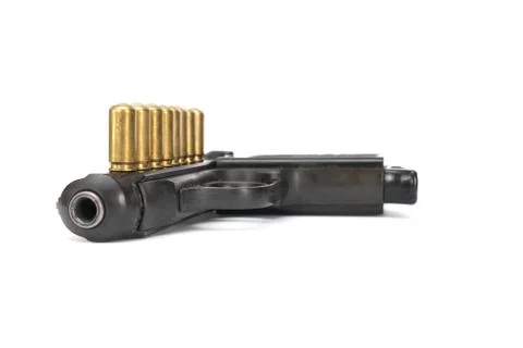 Gun bullet Stock Photos