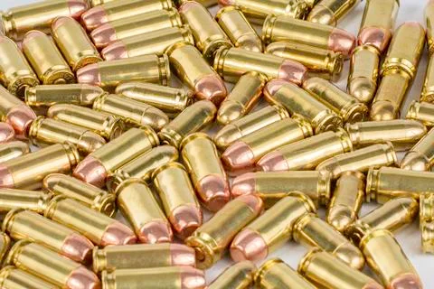 Gun bullets 3 Stock Photos