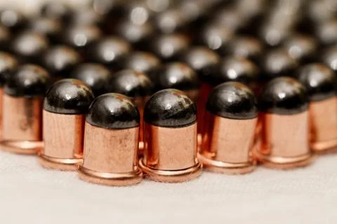 Gun bullets Stock Photos