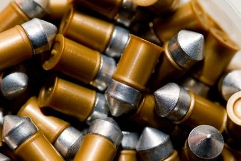 Gun bullets Stock Photos