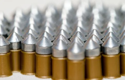 Gun bullets Stock Photos