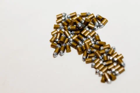 Gun bullets Stock Photos