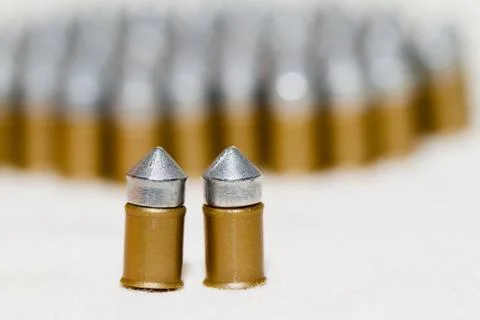 Gun bullets Stock Photos