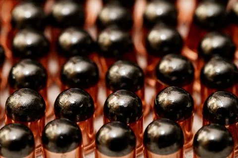 Gun bullets Stock Photos