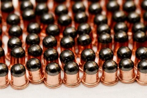 Gun bullets Stock Photos