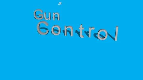 Gun Control Animation Video stock 25239271