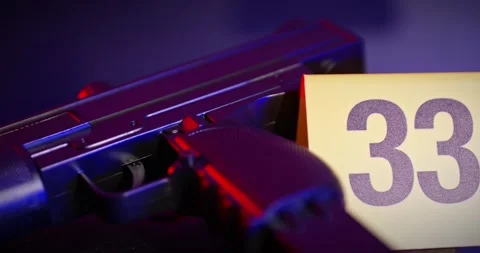 Gun at a Crime Scene Stock Footage 260522551