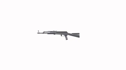 Gun displayed on a plain background with focus on details Stock-Footage 296015919