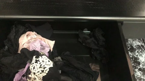 Gun in a Drawer Stock Footage 171276555