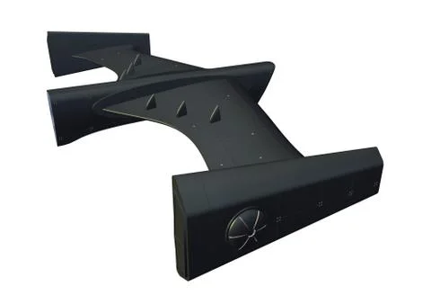 Gun drone (White background) Stock Illustration