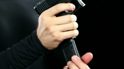 Gun 스톡 동영상 12765944