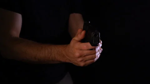 Gun handling Stock Footage 197011160