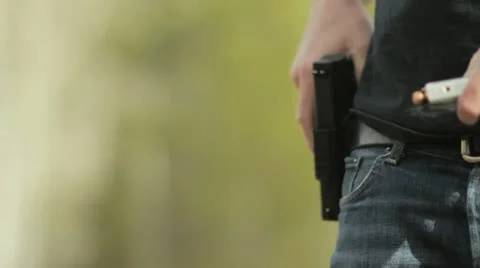 Gun Holster Stockbeeldmateriaal 12607493