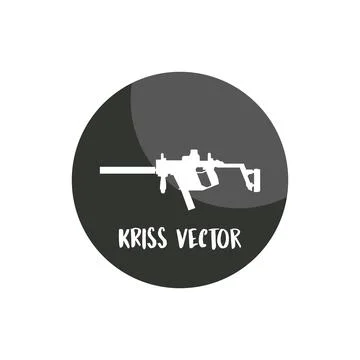 Gun icon vector Stock Illustration