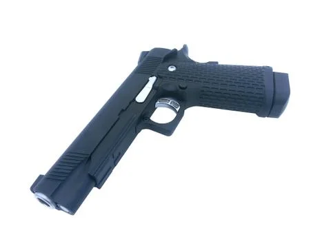 Gun on isolated Stock Photos