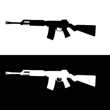 Gun-logo-design Illustrazione stock