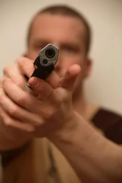 Gun Man Stock Photos