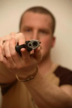 Gun Man Stock Photos