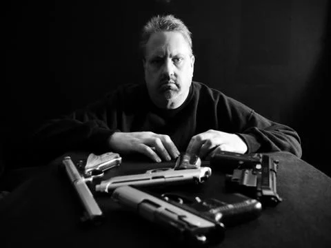 Gun Man Stock Photos