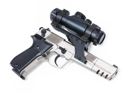 Gun With Optics Stock Photos