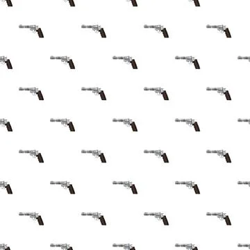 Gun pattern seamless Stock Illustration