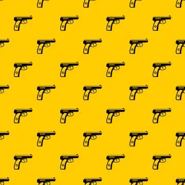 Gun pattern vector Stock Illustration