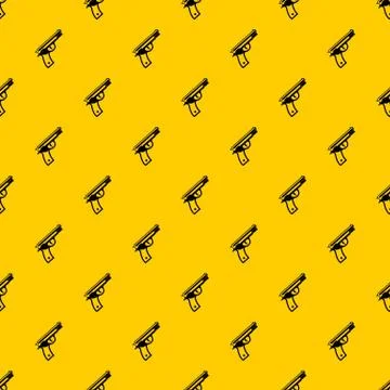 Gun pattern vector Stock Illustration